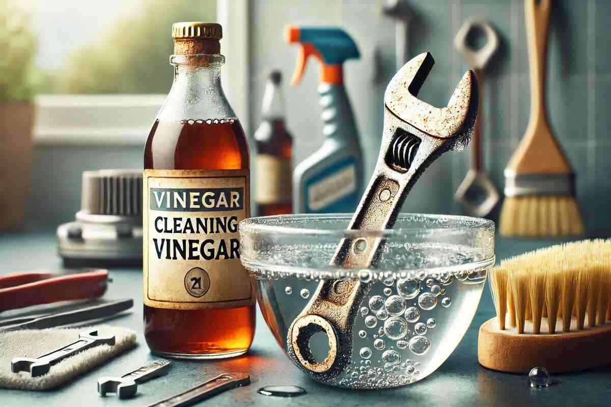 How to Use Cleaning Vinegar to Remove Rust?