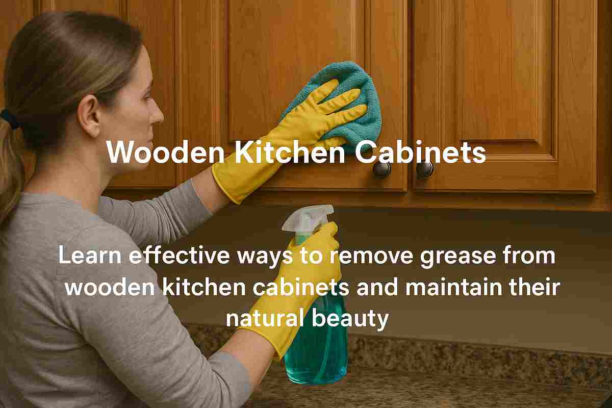 Ways to Remove Grease from Wooden Kitchen Cabinets