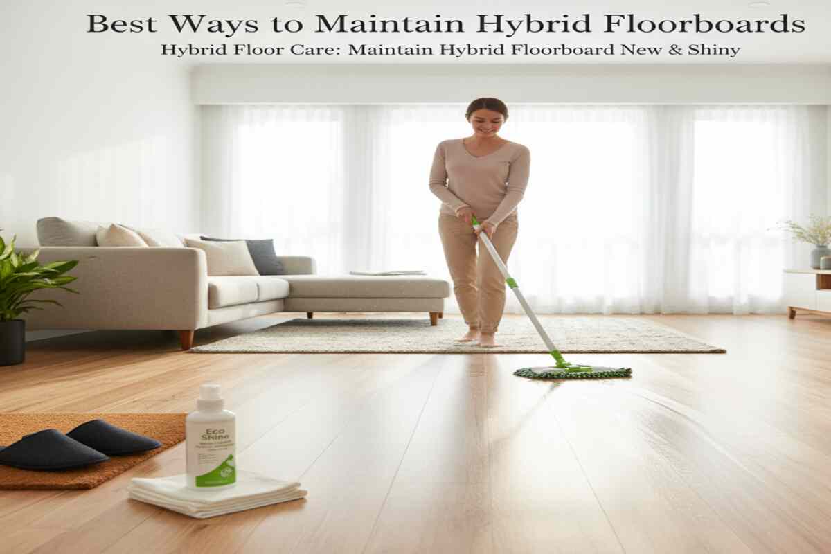Best Ways to Maintain Hybrid Floorboards
