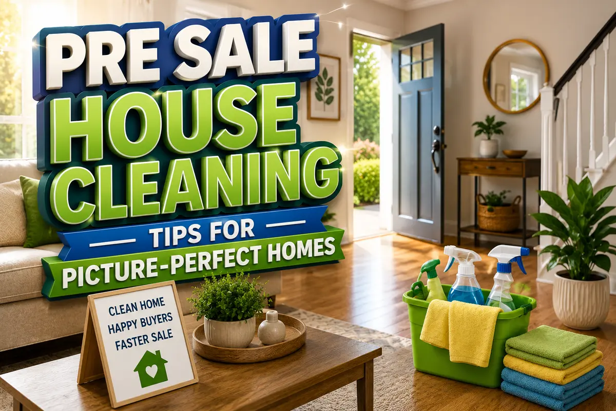Pre Sale House Cleaning Checklist Before Selling Your Home