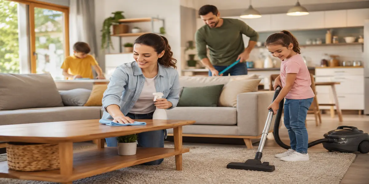 Time Saving Cleaning Tips for Busy Families
